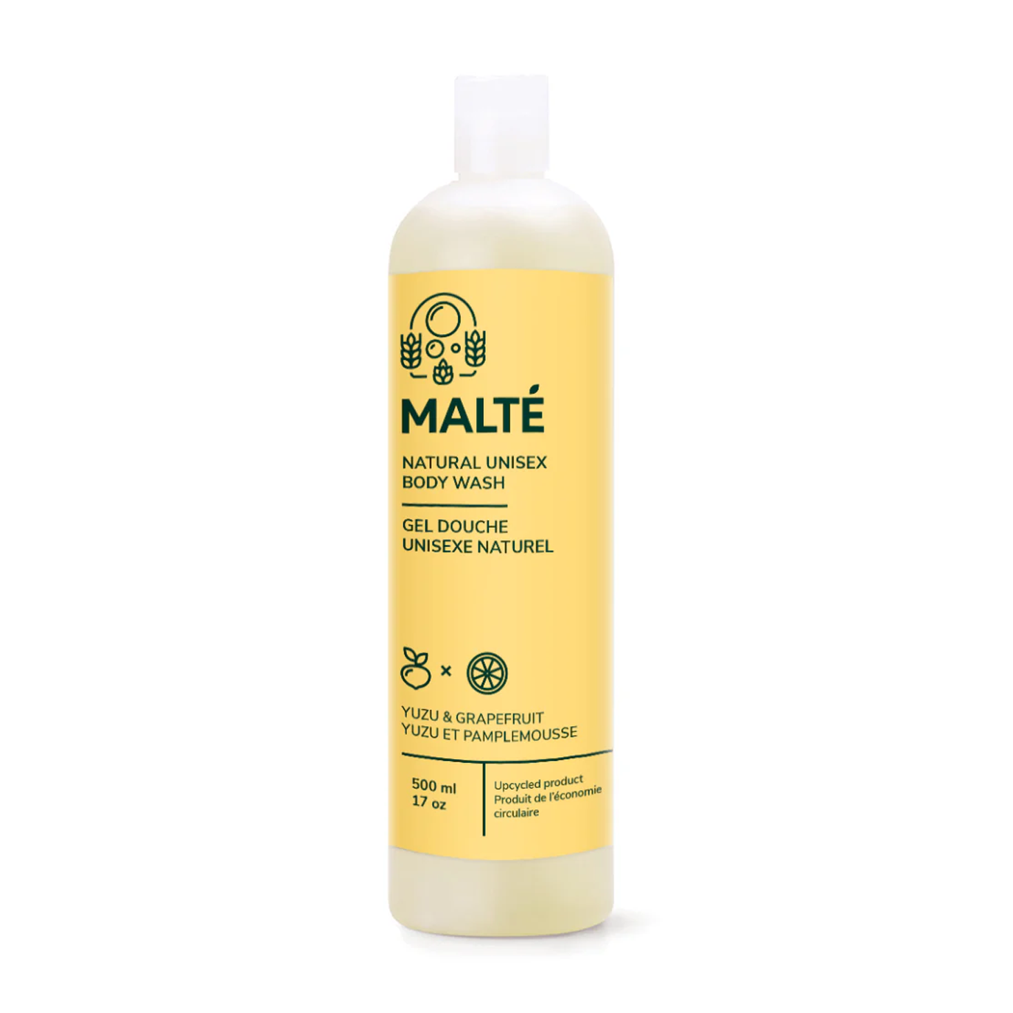 Malte | Yuzu & Grapefruit Natural Unisex Body Wash 500ml