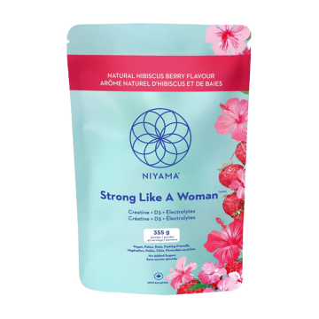 Niyama | Strong Like A Woman Creatine +D3 + Electrolytes Hibiscus Berry Powder 355g