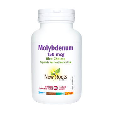 New Roots | Molybdenum Rice Chelated 150mcg Capsules 100's
