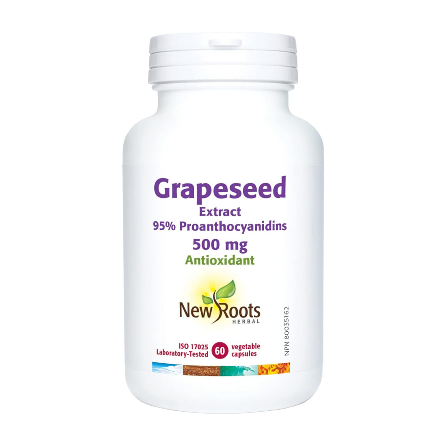 New Roots | Grapeseed Extract 500mg Vegetarian Capsules