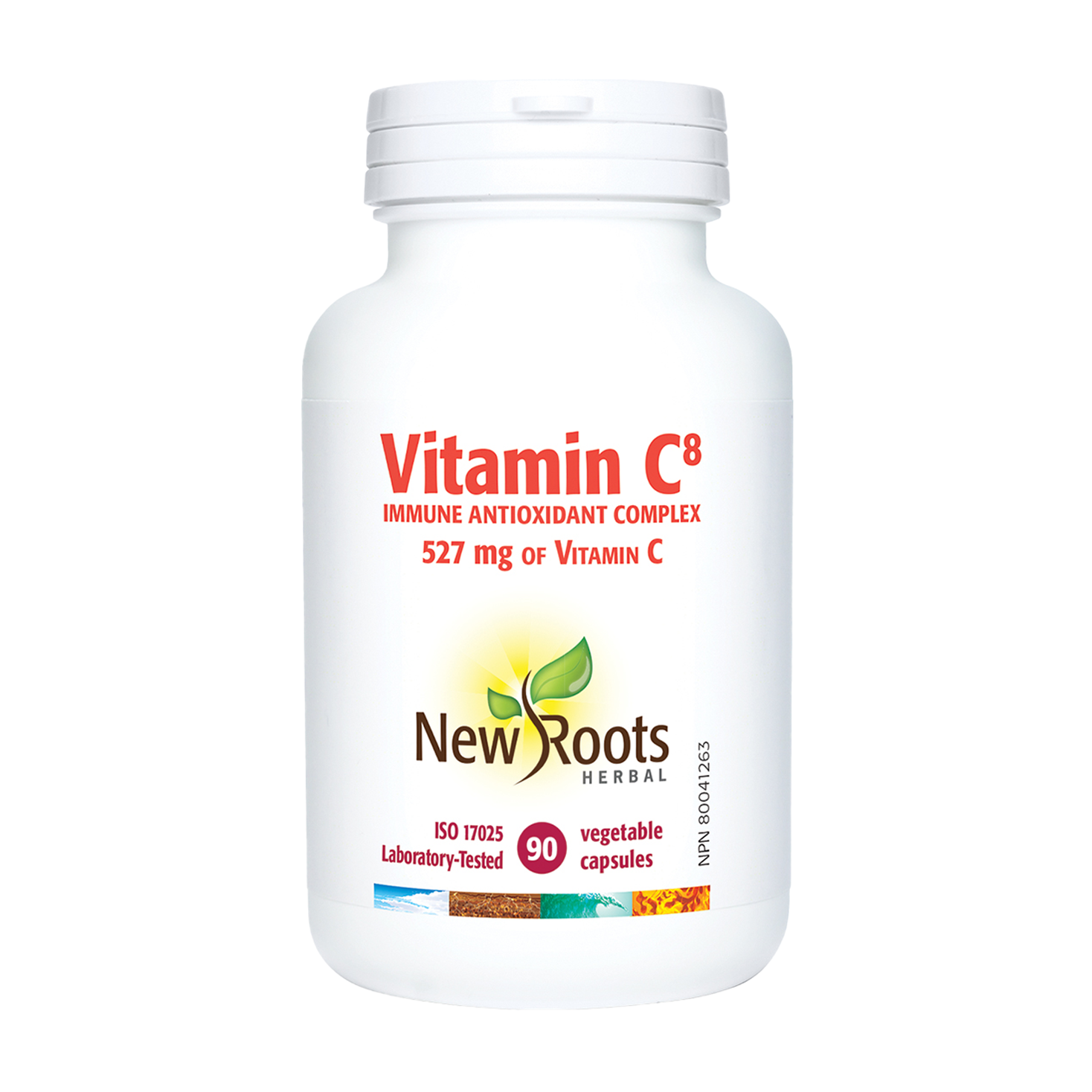 New Roots | Vitamin C8 Immune Antioxidant Complex 90 Vegetarian Capsules