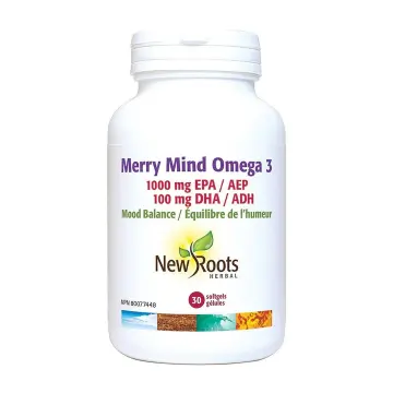 New Roots | Merry Mind Omega-3 Mood Balance Softgels