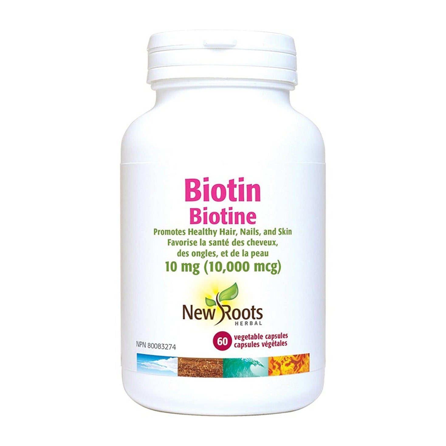 New Roots | Biotin 10mg Vegetarian Capsules