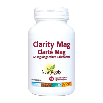 New Roots | Clarity Mag 625mg Magnesium L-Threonate Vegetarian Capsules