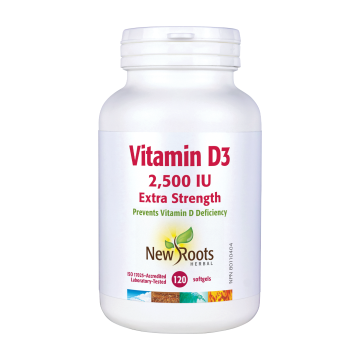 New Roots | Vitamin D 2500IU Softgels