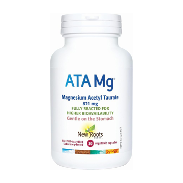 New Roots | ATA Mg Magnesium Acetyl Taurate 30 Vegetarian Capsules