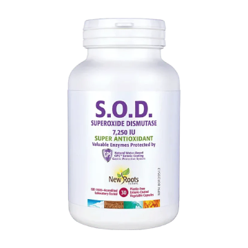 New Roots | S.O.D. Superoxide Dismutase 30 Veggie Caps