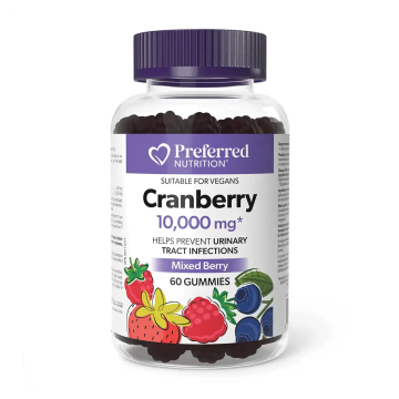 Preferred Nutrition | Mixed Berry Flavour Cranberry Gummies