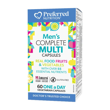 Preferred Nutrition | Men's Complete Multi Vegetarian Capsules 60's