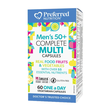 Preferred Nutrition | Men's 50+ Complete Multi Vegetarian Capsules 60's