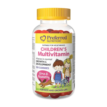 Preferred Nutrition | Children's Multivitamin Citrus & Raspberry Flavoured Gummies 180's