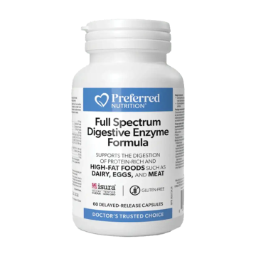 Preferred Nutrition | Full Spectrum Digestive Enzyme Formula Capsules 60's