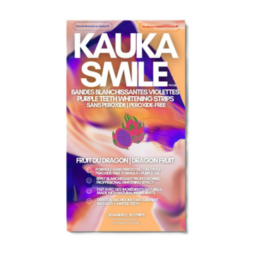 Kauka Smile | Purple Gel Whitening Strips Peroxide Free 28-Count