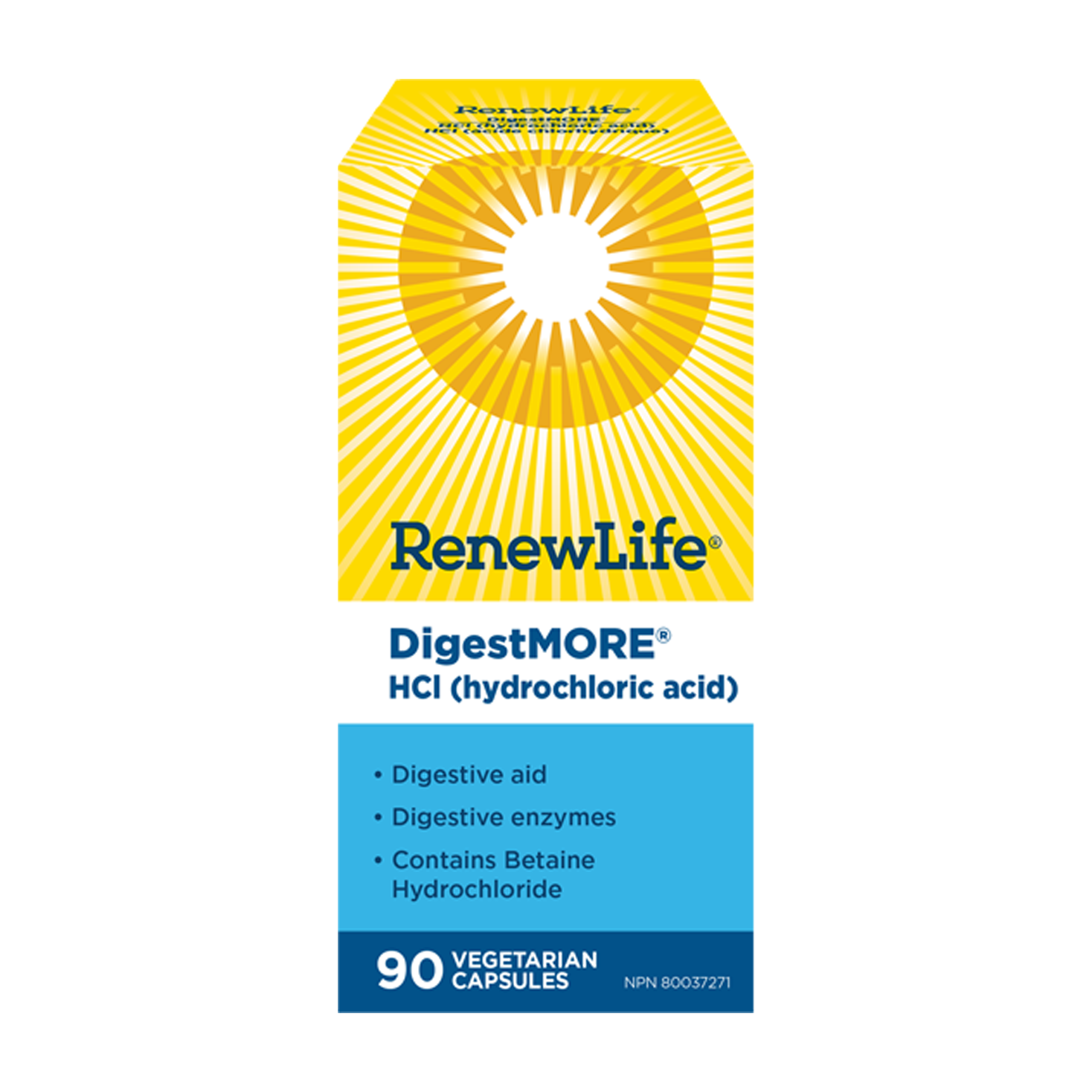 Renew Life | DigestMore HCI Vegetarian Capsules