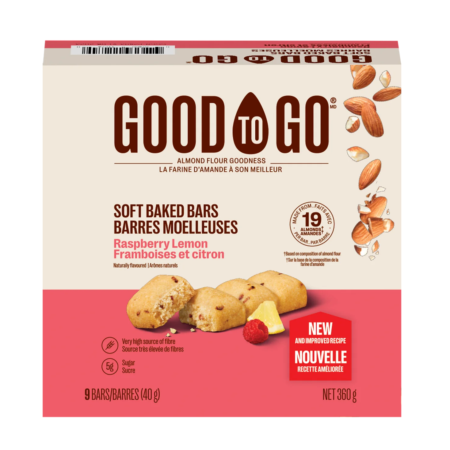 Good To Go | Raspberry Lemon Soft Baked Bar Box
