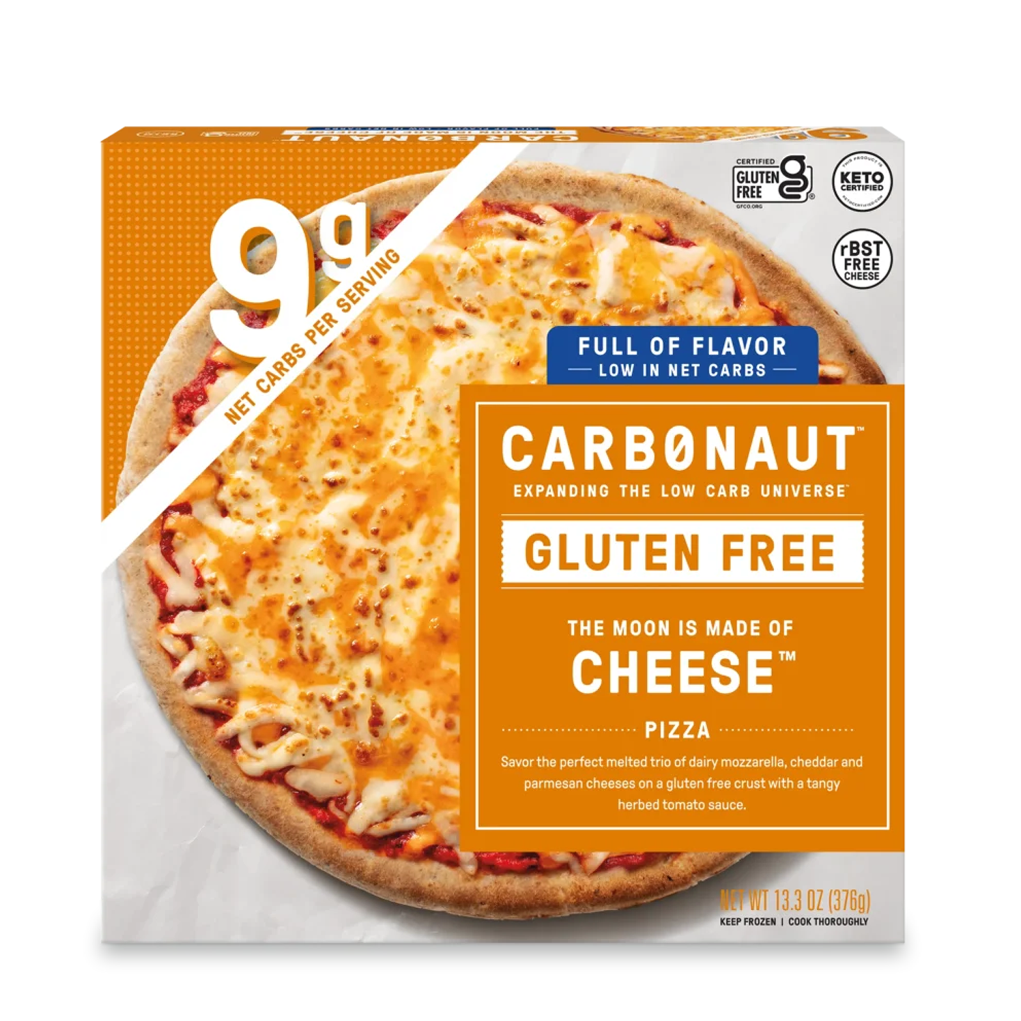 Carbonaut | Gluten Free The Moon Is Made Of Cheese Pizza 376g