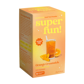 Superfun | Orange Creamsicle Instant Black Iced Tea Powder Box