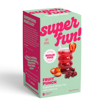 Superfun | Fruit Punch Instant Herbal Tea Powder Box
