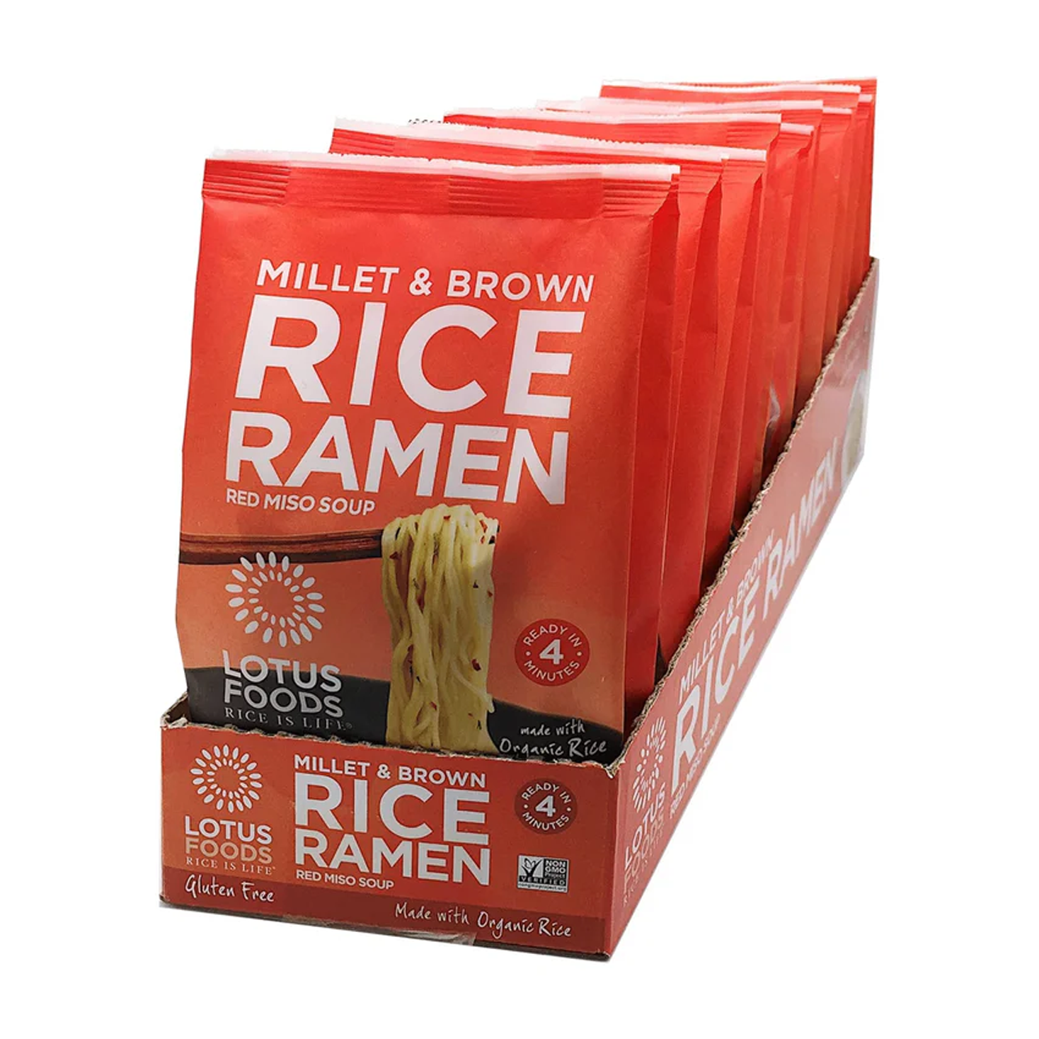 Lotus Foods | Millet & Brown Rice Ramen Red Miso Soup