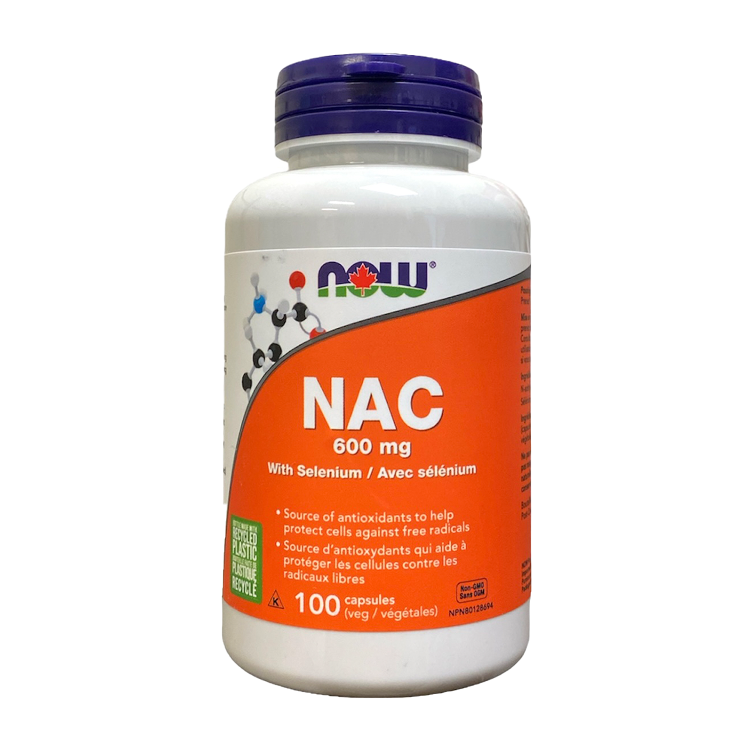 NOW | NAC 600mg Vegetarian Capsules