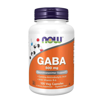 NOW | GABA 500mg Veggie Capsules