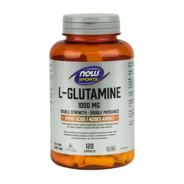 NOW Sports | Double Strength L-Glutamine 1000mg Capsules