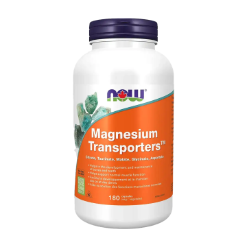NOW | Magnesium Transporters Veggie Caps 180's