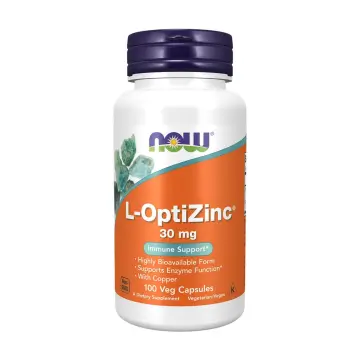 NOW | L-OptiZinc Monomethionine 30mg Vegetarian Capsules