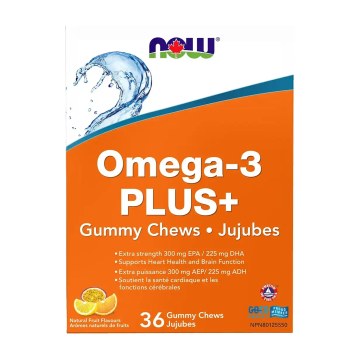 NOW | Omega-3 Plus+ Gummy Chews 36's
