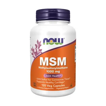 NOW | MSM 1000mg Vegetarian Capsules