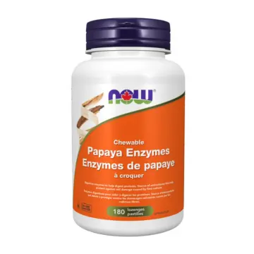 NOW | Chewable Papaya Enzymes Lozenges