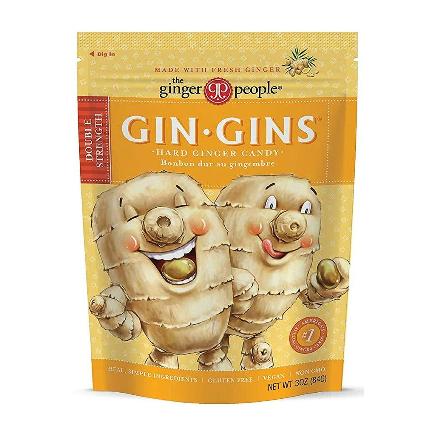 The Ginger People | Gin-Gins Hard Ginger Candy