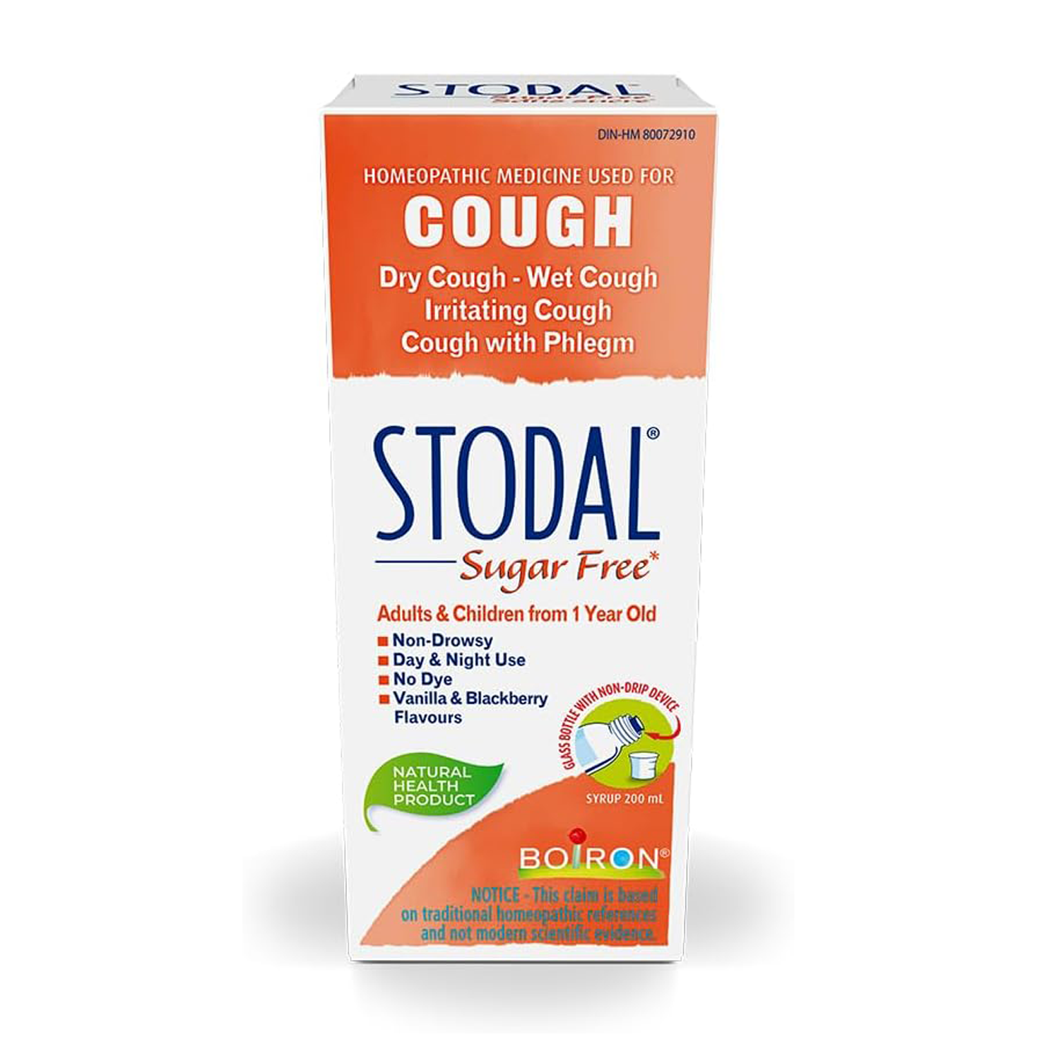 Boiron | Stodal Adult Sugar Free Cough Syrup