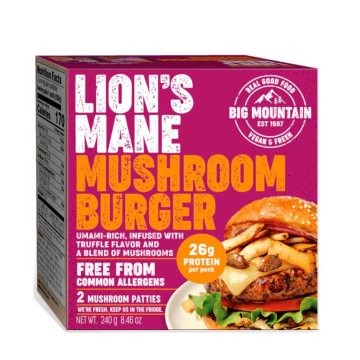 Big Mountain | Lion's Mane Mushroom Burger