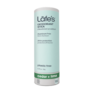 Lafe's | Cedar & Lime Aluminum Free Deodorant Stick 64g