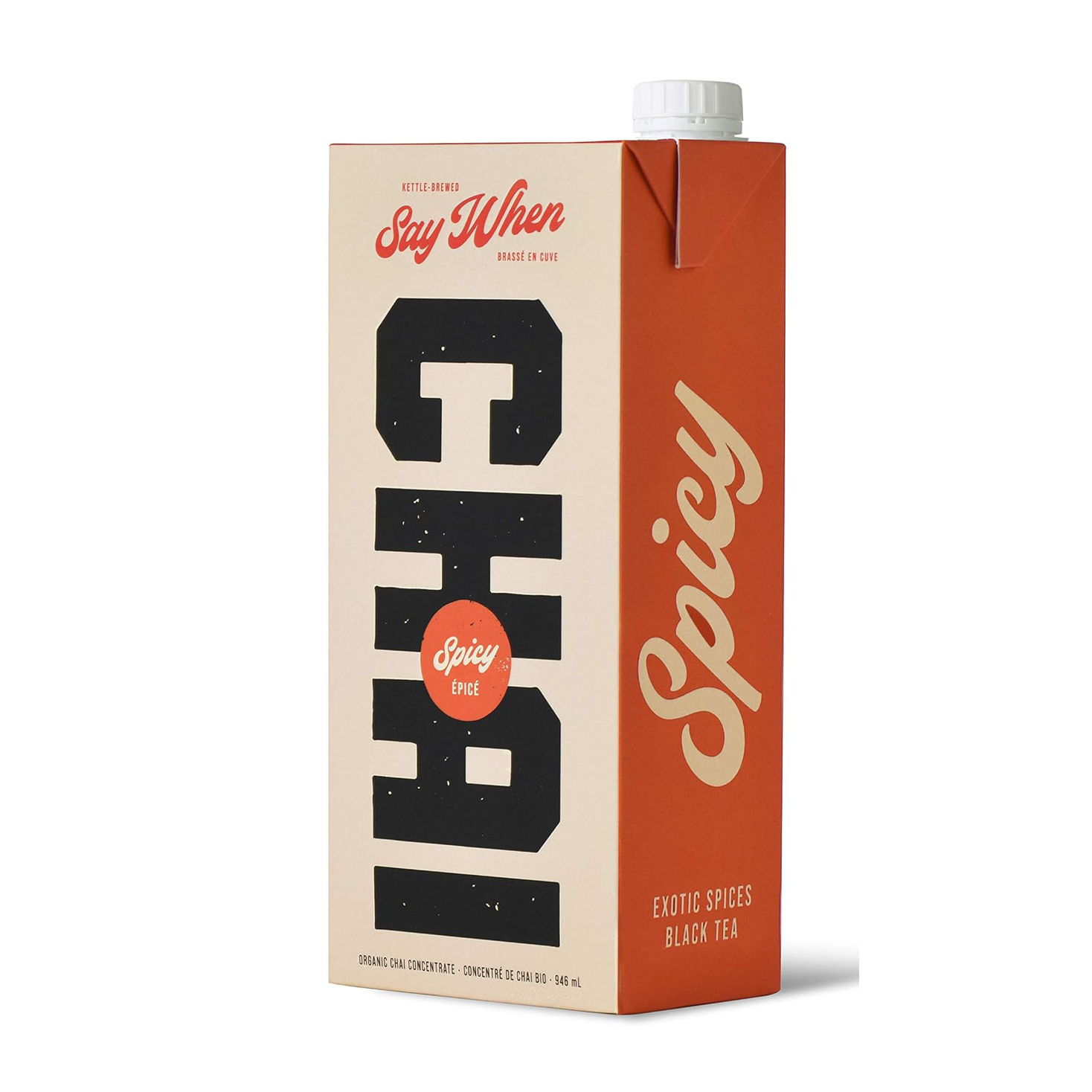 Say When | Organic Chai Concentrate Spicy 946ml
