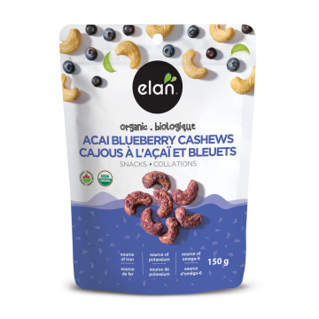 Elan | Organic Acai Blueberry Cashews 150g