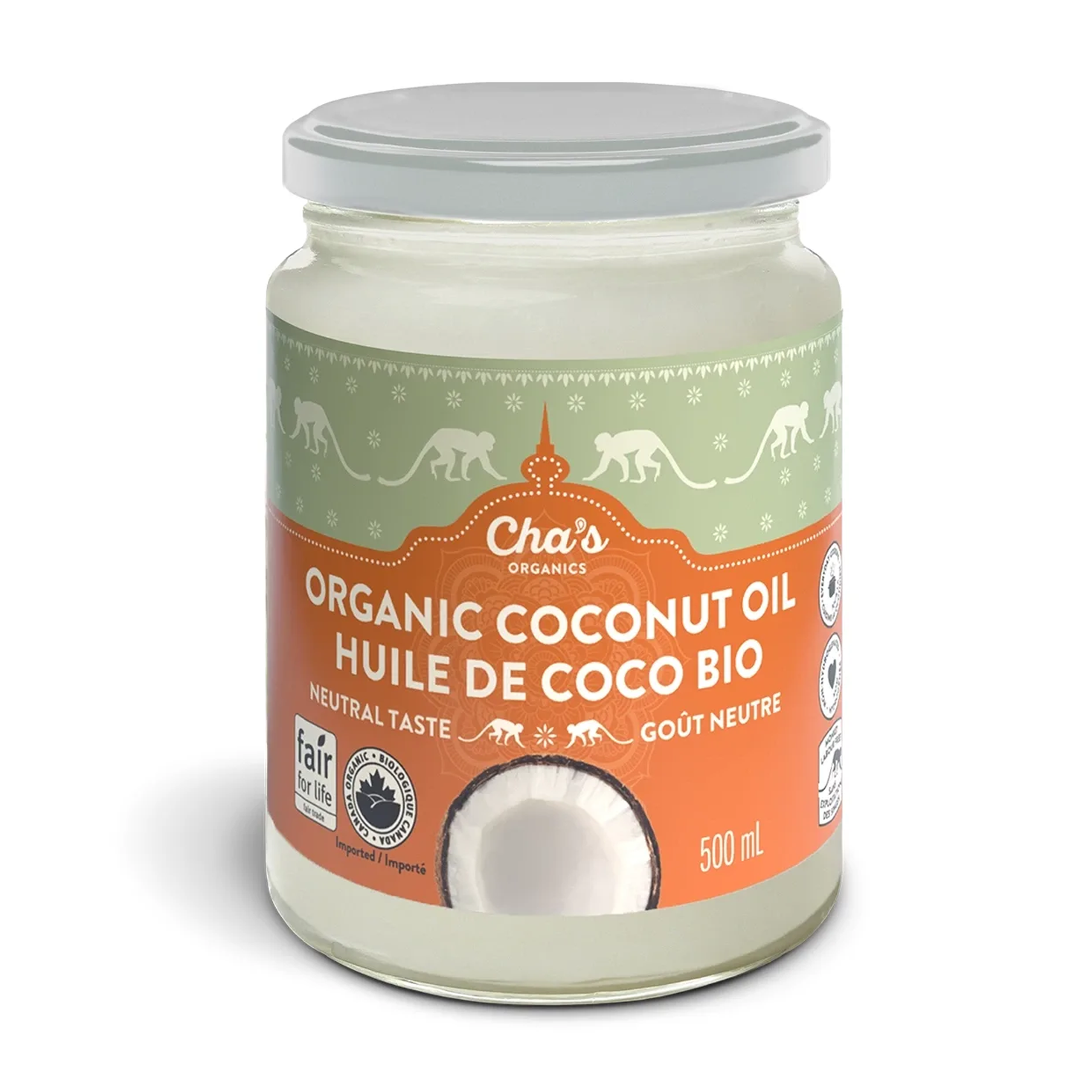 Cha's Organics | Deodorized Coconut Oil