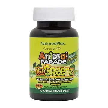 Nature's Plus | Animal Parade Kid Greenz Chewable Tropical Fruit Flavour 90 Tablets
