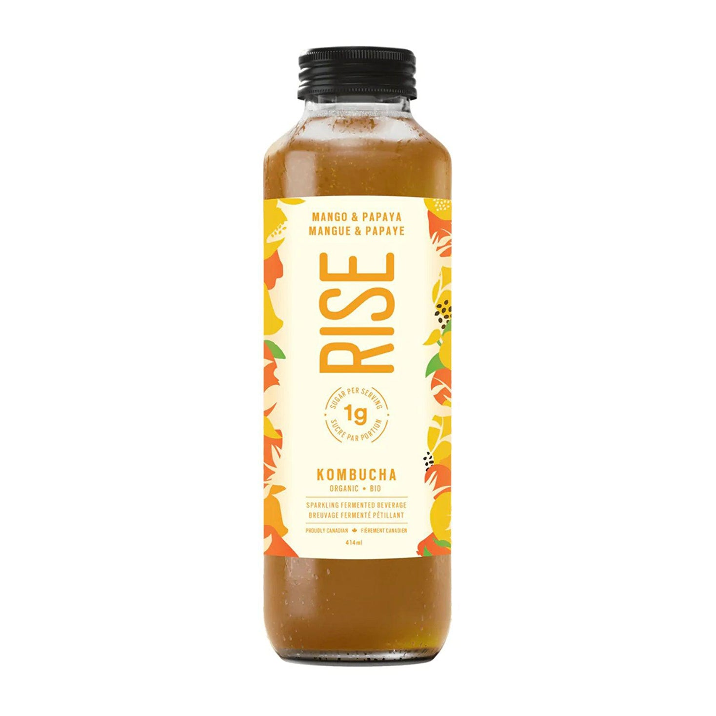 Rise | Mango & Papaya Kombucha 414ml