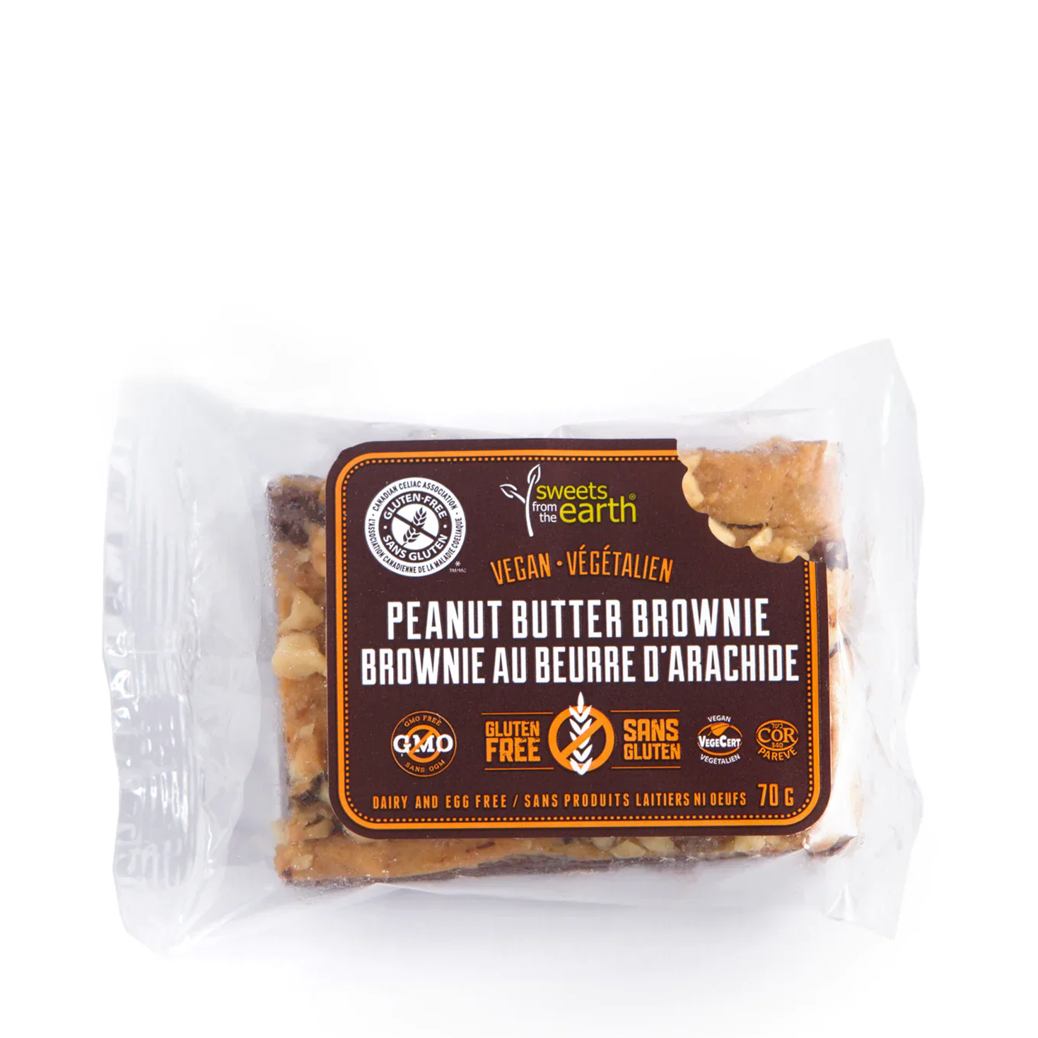 Sweets From The Earth | Peanut Butter Brownie 75g