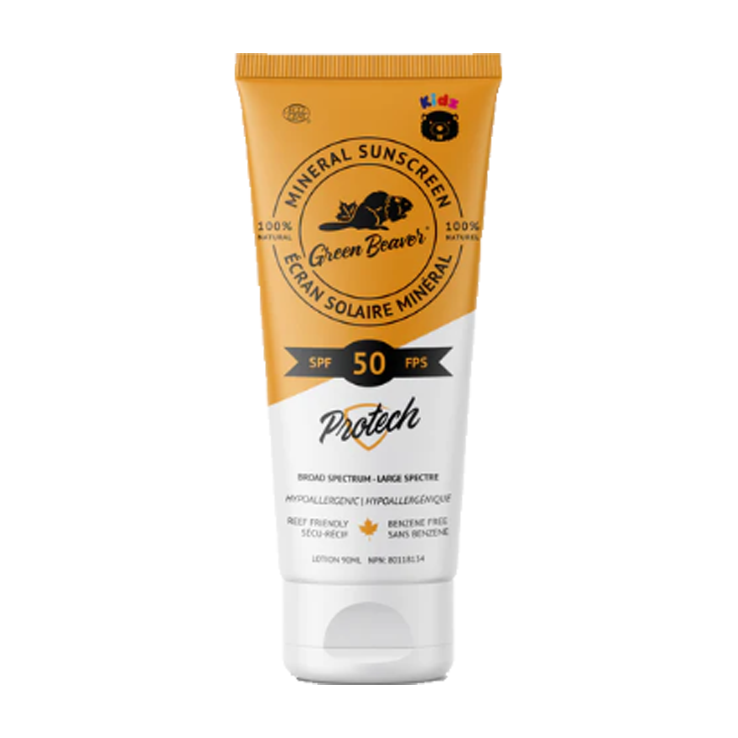 The Green Beaver Company | Protech Kids SPF50 Sunscreen Lotion