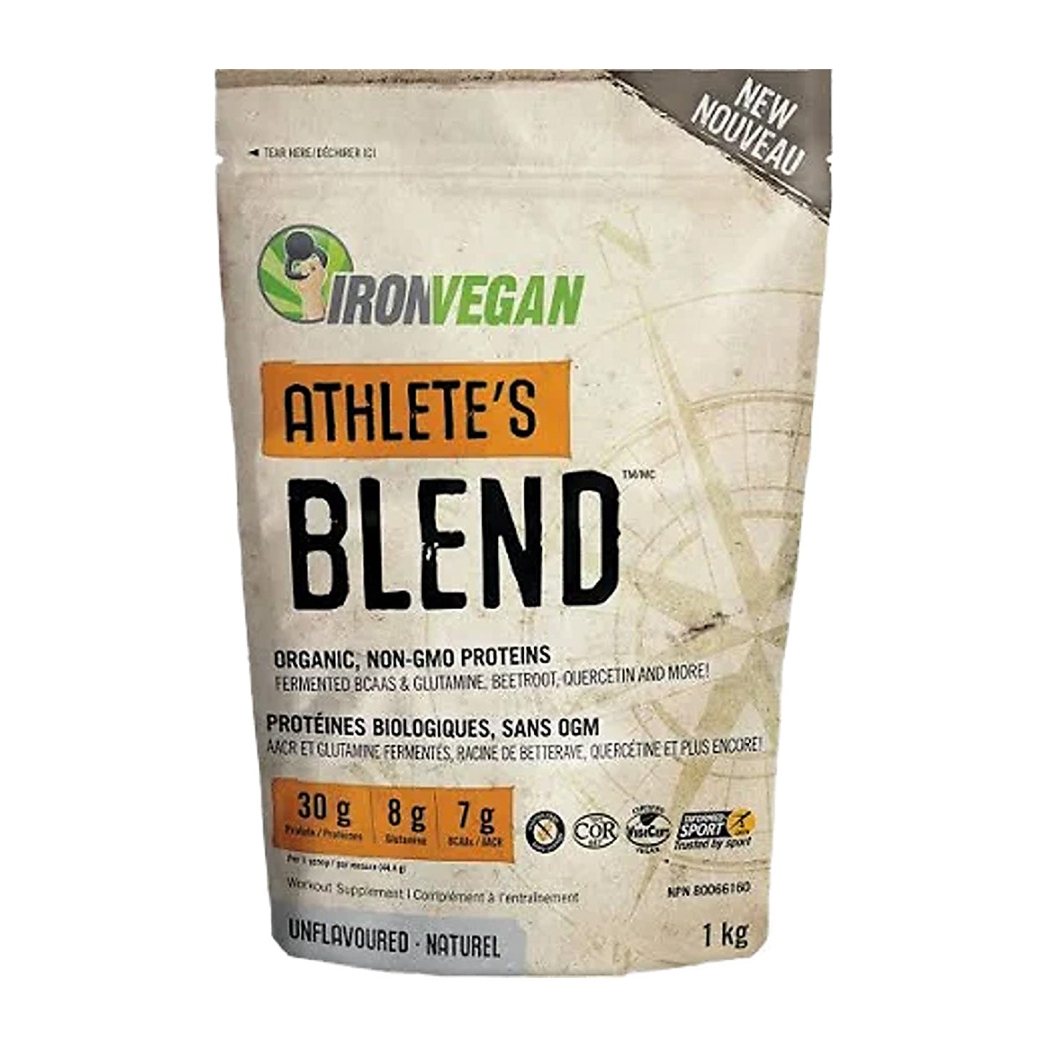 Iron Vegan | Athlete's Blend Chocolate Protein Powder