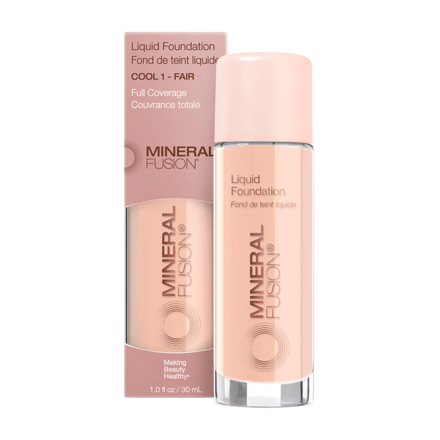 Mineral Fusion | Liquid Foundation Cool 1 Fair