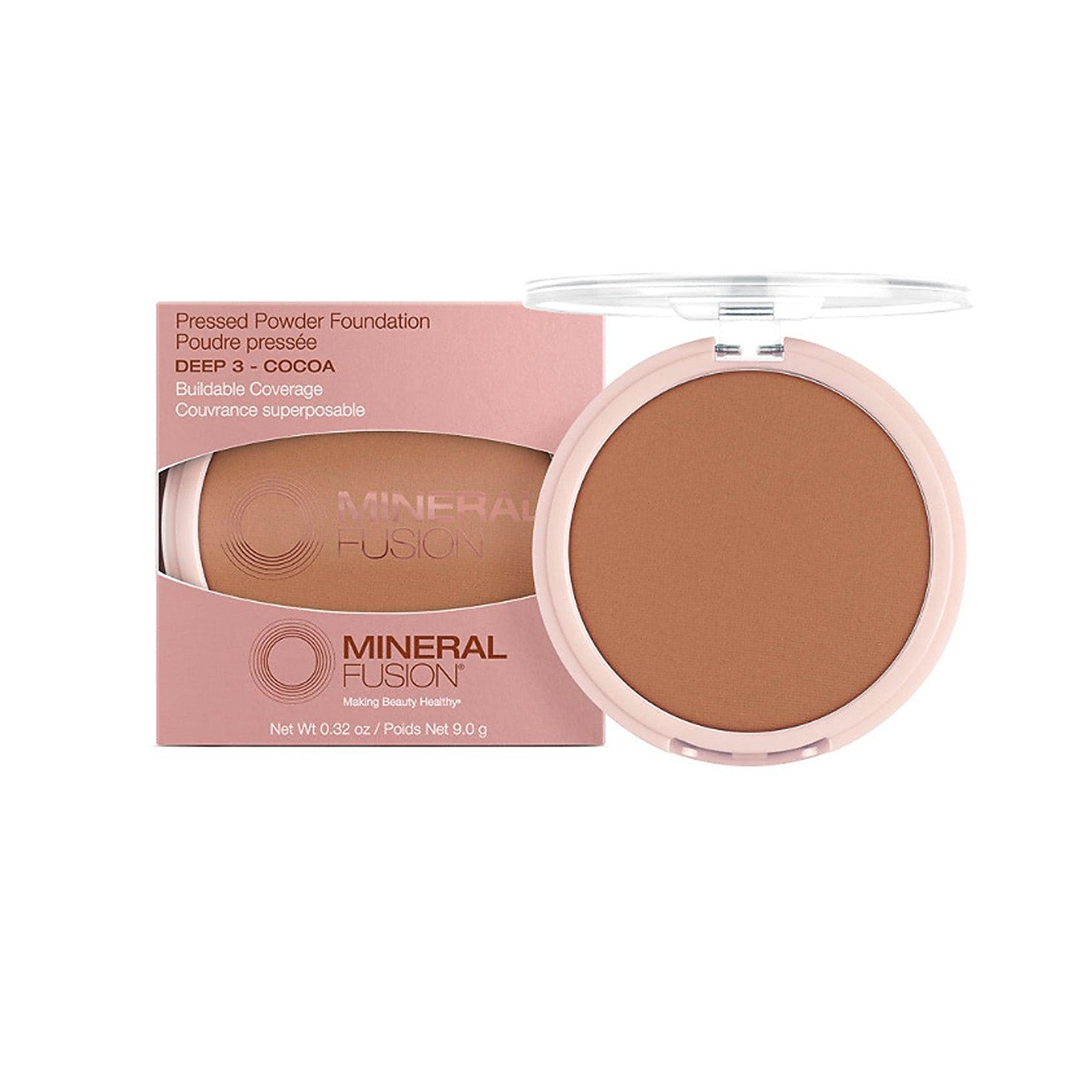 Mineral Fusion | Pressed Powder Foundation Deep 3