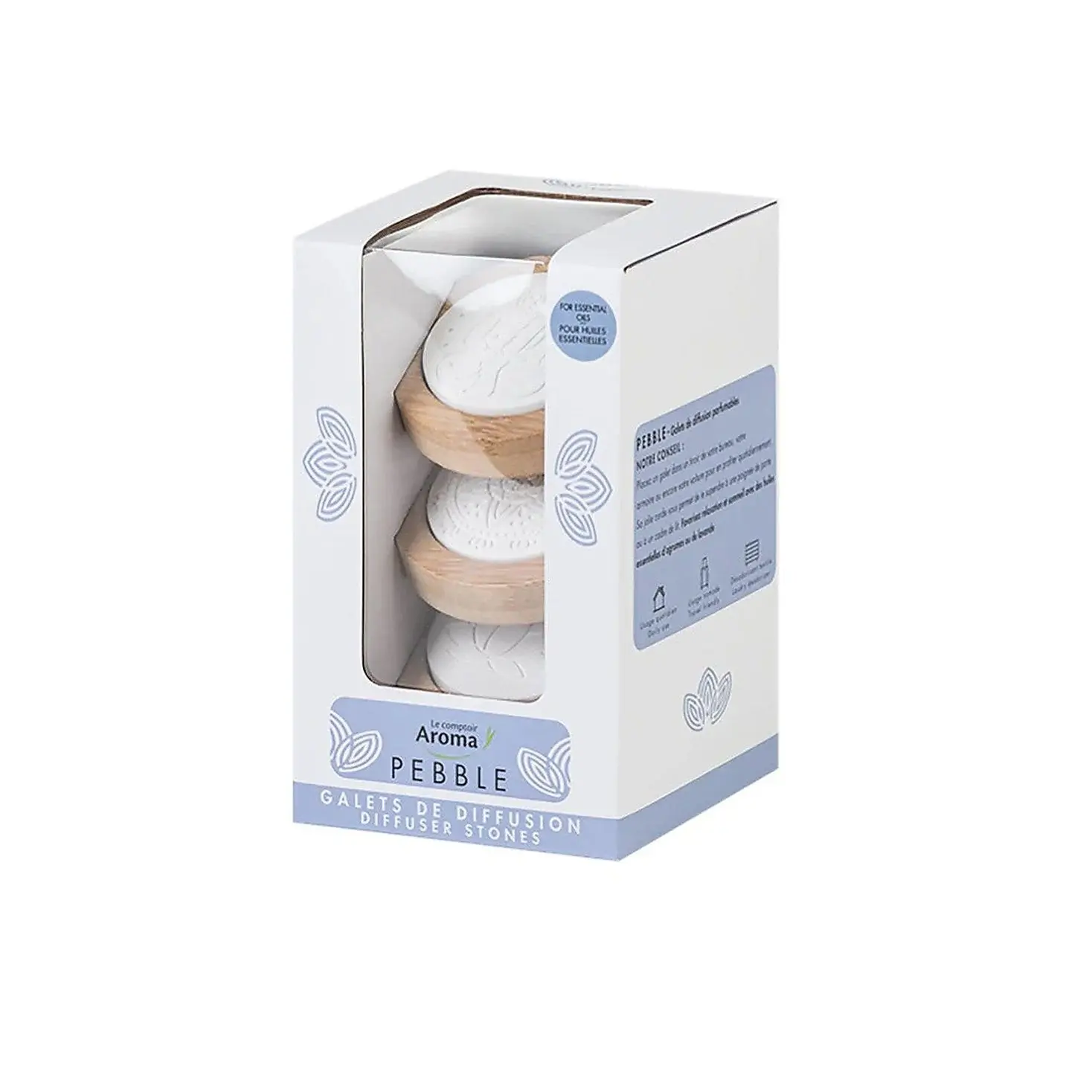 Le Comptoir Aroma | Love Pebble Diffuser Stones Set Of 3