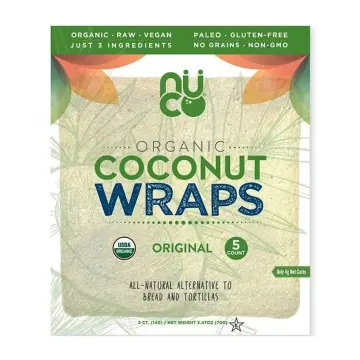Nuco | Organic Coconut Wraps 5-Count 70g