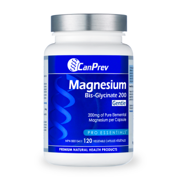 CanPrev | Magnesium Bisglycinate 200mg Gentle Veggie Capsules