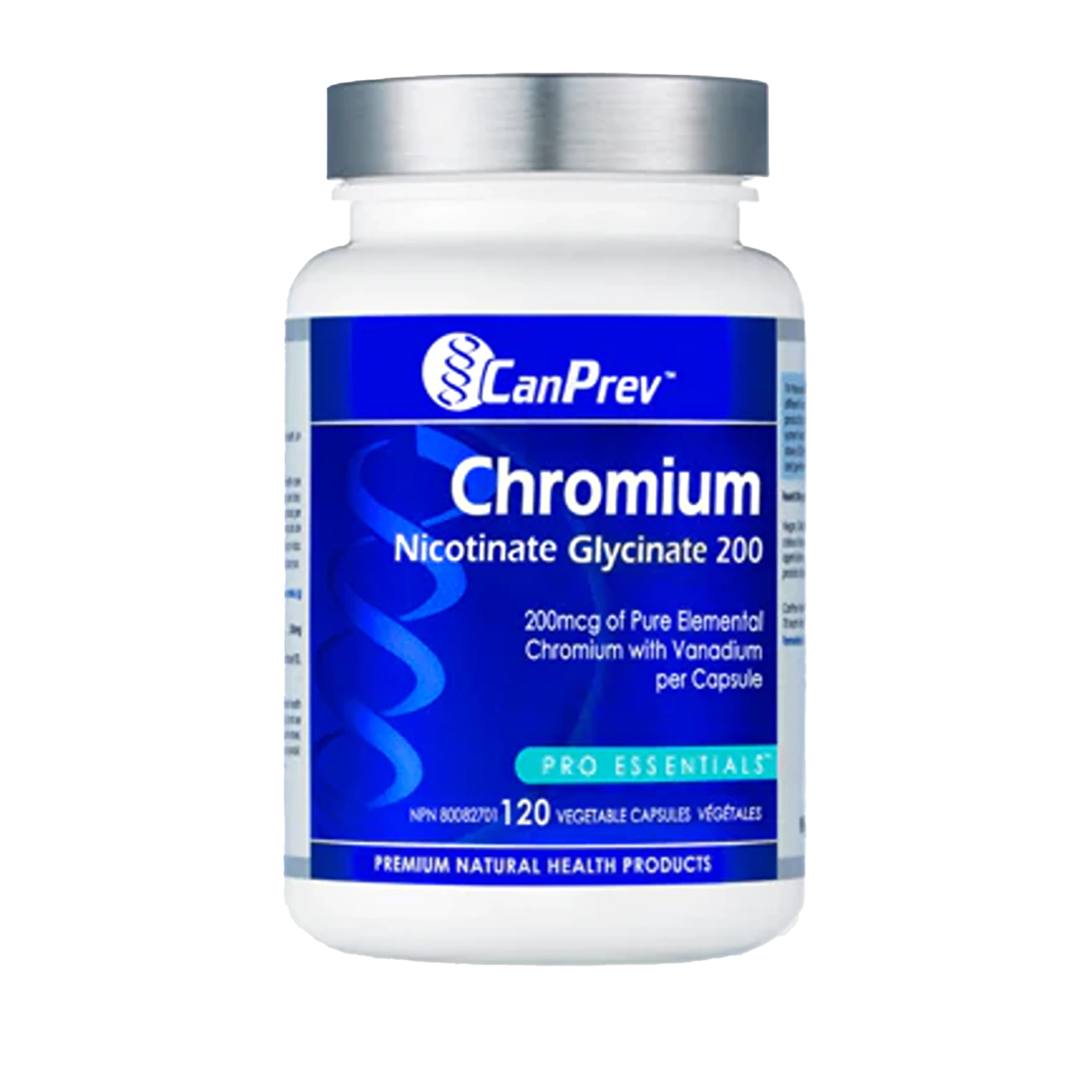 CanPrev | Chromium Nicotinate Glycinate 200mcg Veggie Caps