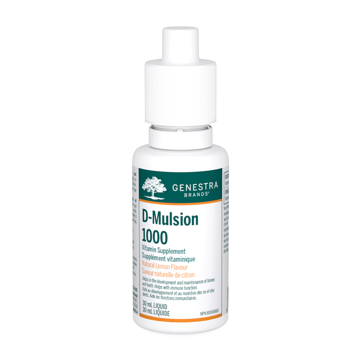 Genestra | D-Mulsion 1000IU Natural Lemon Flavour Drops